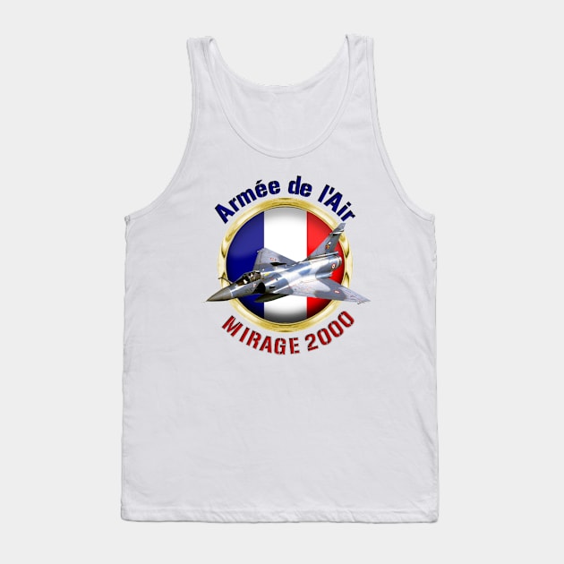 Dassault Mirage 2000 Tank Top by MilMerchant